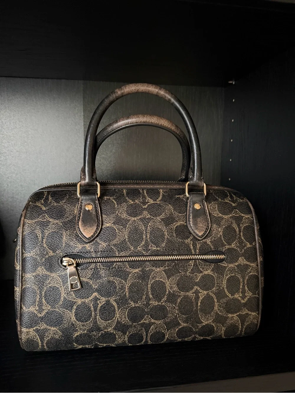 COACH Medium Rowan in Loved Signature Canvas